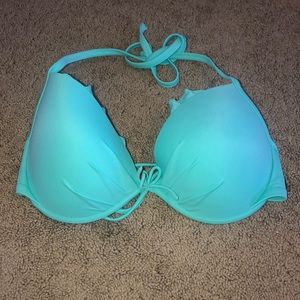 Victoria’s Secret blue swim suit top